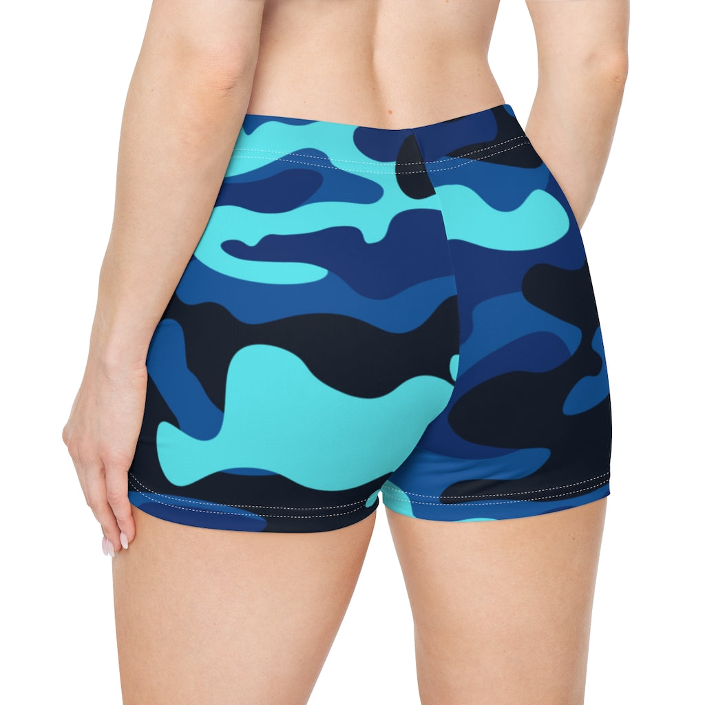 Dark Blue Camo Shorts